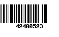 Código de Barras 42400523