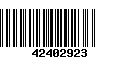 Código de Barras 42402923