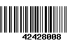 Código de Barras 42428008