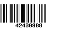 Código de Barras 42430988