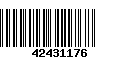 Código de Barras 42431176