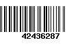 Código de Barras 42436287