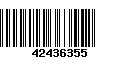 Código de Barras 42436355