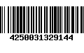 Código de Barras 4250031329144