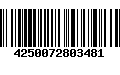 Código de Barras 4250072803481