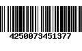 Código de Barras 4250073451377