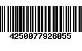 Código de Barras 4250077926055