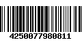 Código de Barras 4250077980811