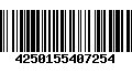 Código de Barras 4250155407254