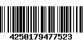 Código de Barras 4250179477523