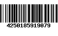 Código de Barras 4250185919079