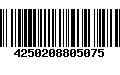 Código de Barras 4250208805075