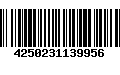 Código de Barras 4250231139956