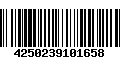 Código de Barras 4250239101658