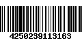 Código de Barras 4250239113163