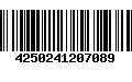 Código de Barras 4250241207089