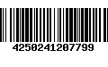 Código de Barras 4250241207799