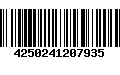 Código de Barras 4250241207935