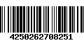 Código de Barras 4250262708251