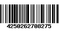 Código de Barras 4250262708275