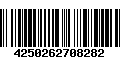 Código de Barras 4250262708282