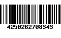 Código de Barras 4250262708343