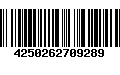 Código de Barras 4250262709289