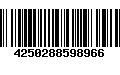 Código de Barras 4250288598966