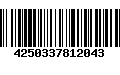 Código de Barras 4250337812043