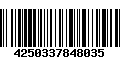 Código de Barras 4250337848035