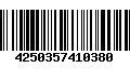 Código de Barras 4250357410380