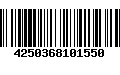 Código de Barras 4250368101550