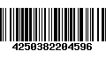 Código de Barras 4250382204596