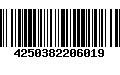 Código de Barras 4250382206019