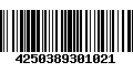 Código de Barras 4250389301021