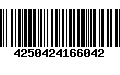 Código de Barras 4250424166042