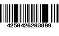 Código de Barras 4250426203899