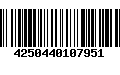 Código de Barras 4250440107951