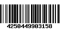 Código de Barras 4250449903158