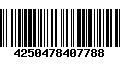 Código de Barras 4250478407788