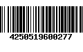 Código de Barras 4250519600277