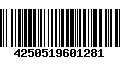 Código de Barras 4250519601281