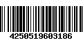 Código de Barras 4250519603186