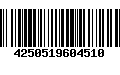 Código de Barras 4250519604510