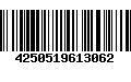 Código de Barras 4250519613062