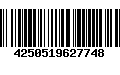 Código de Barras 4250519627748