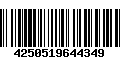 Código de Barras 4250519644349