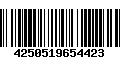 Código de Barras 4250519654423