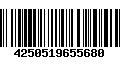 Código de Barras 4250519655680