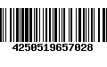 Código de Barras 4250519657028